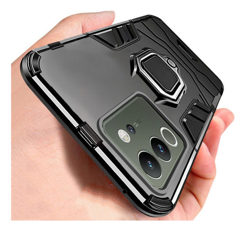 Funda Rígida Protectora Con Forma De Anillo Para Vivo V30 Li