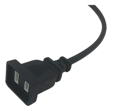 Cable De Extensión Corto De 2 Clavijas Para Interiores Y Ext