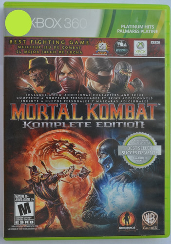 Mortal Kombat Komplete Edition Xbox 360 Play Magic