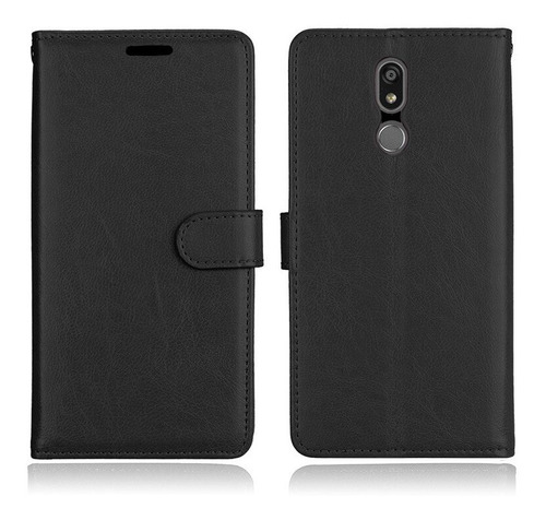 Funda Agenda Flip Cuero Para LG K12 / K12 Plus 