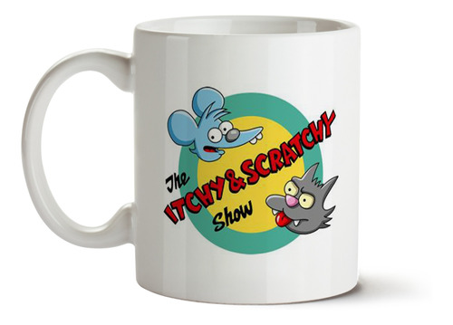 Taza Los Simpson: Itchy & Scratchy Series Y Tv The Simpsons