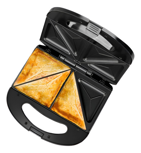 Sandwichera Eléctrica Holstein Hh-09175007ss, Negra