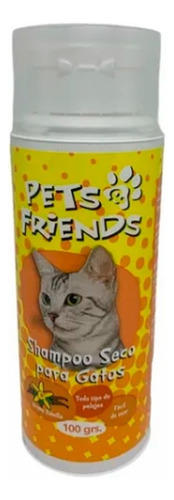 Shampoo Seco Gato 100ml Aroma Vainilla Tm