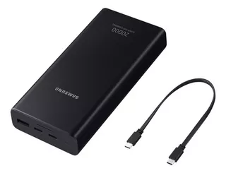 Samsung Battery Pack 20000 Mah Pd 25w Usb C Eb-p5300xjegus Color Negro