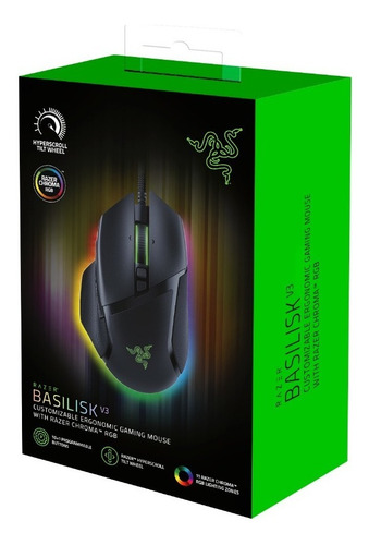 Mouse Razer Basilisk V3 26k Dpi Switch Optico