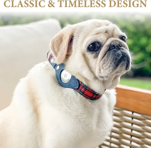 Collar De Perro Airtag Para Airtag, Seguimiento Gps Suave Y