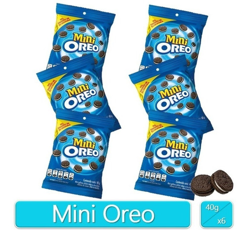 Galletas Mini Oreo Original X6 Uds