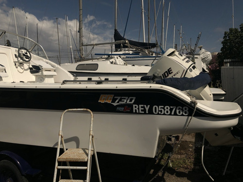 Lancha Tracker Cabinado/ Evinrude Etec 150 120 Hs C/trailer