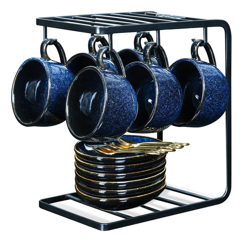 Tazas De Espresso De Cerámica Vicrays De 4 Oz Juego De Tazas
