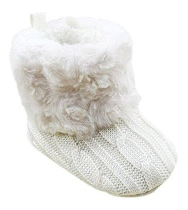 Weixinbuy Baby Girls Knit Soft Fur Botas De Nieve Para