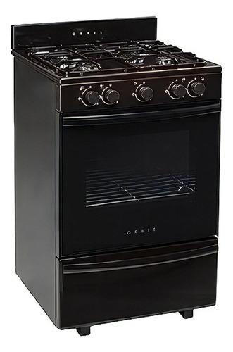 Cocina Orbis 838mc4 Gas Natural 55cm Color Marrón oscuro