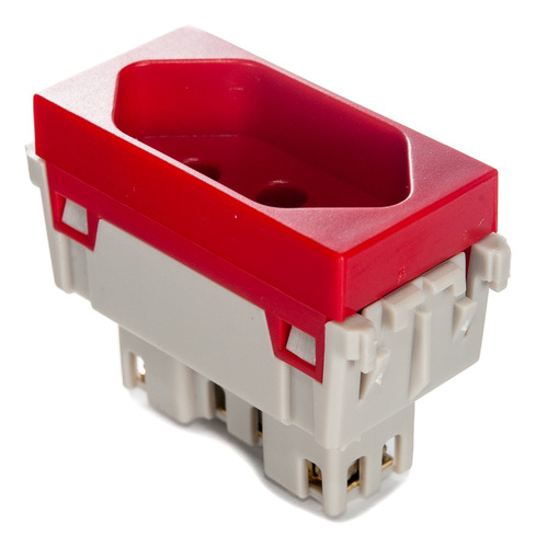 Modulo Tomada 2p+t 20A 127/220v Vermelho Refinatto WEG