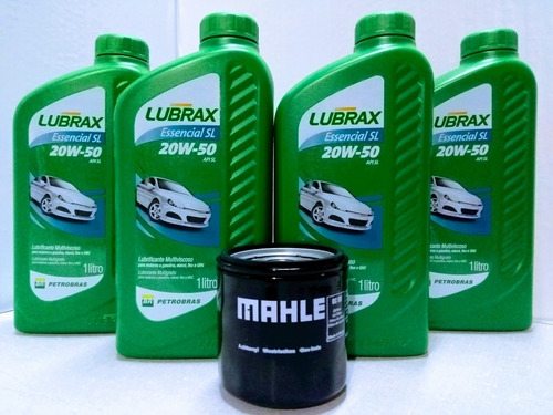 Kit De Filtro + Óleo Lubrax 20w50 Mineral  Corsa - Celta - M