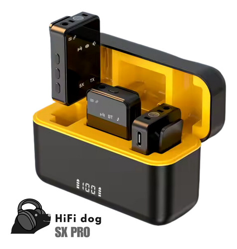 Microfone Sem Fio iPhone Pc Mac Câmera Dslr - Hifi Dog Sxpro
