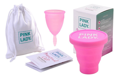 Copa Menstrual Pink Lady + Vaso Esterilizador Pink Lady 