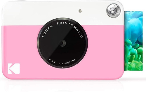 Cámara Digital De Impresión Instantánea Kodak Printomatic Color Rosado
