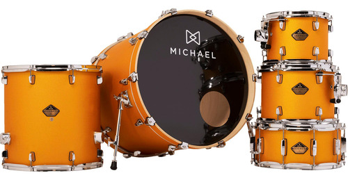 Bateria Shg Shining Gold Kit Michael Legacy Birch 22 Dmb522