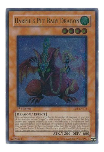 Yugioh! Harpie's Pet Baby Dragon 