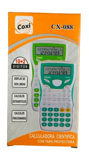 Calculadora Coxi Cientifica Con Tapa Ar1 Cx-088 Ellobo