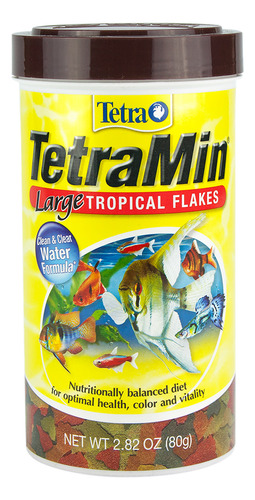 Alimento Tetra Peces Tetramin Large Hojuelas 80g Neon, Tetra