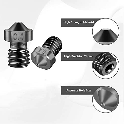 Boquilla Acero Endurecido in Para Impresora 5 Hotend D
