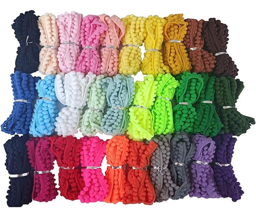 Yo Yo2015 Mini Pom Pom 60 Yardas 30 Colores 0 197 In Pom Bal