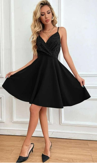 Vestido Negro Corto Encaje | MercadoLibre 📦 Vestido Negro Corto Encaje | MercadoLibre 📦
