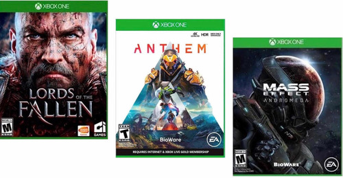 Lord Of Fallen + Anthem + Mass Effect Xbox One Envío Gratis