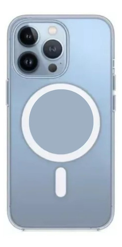 Capinha Case Magnética Indução Para iPhone 13 13pro 13promax Cor Transparente IPhone 13 Pro Max