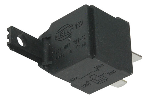 Relevador Universal Hella 4 Terminales C/ Soporte Y Resitor