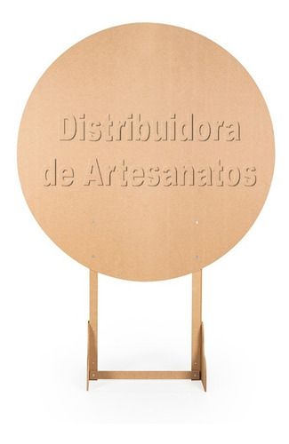 Imagem 2 de 4 de Painel Redondo 2,10 Alt X 1,50 Decoração Festa Mdf Provençal