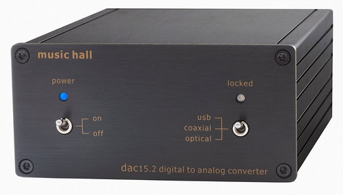 Music Hall 15.2 Dac Conversor Digital Analógico Usb Coax Opt