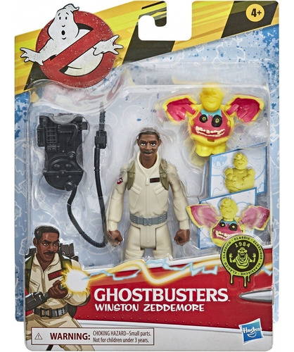 Winston Zeddemore Sorpresa Espeluznante Ghostbusters Hasbro