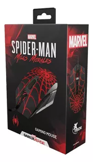Marvel Spider-man Mouse Óptico De 7 Bot. Gaming (xtm-m520sm)