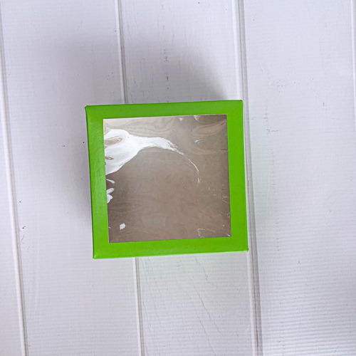 Caja/cajita Verde X 10 -12*12*5-día Del Niño-golosinas-gift
