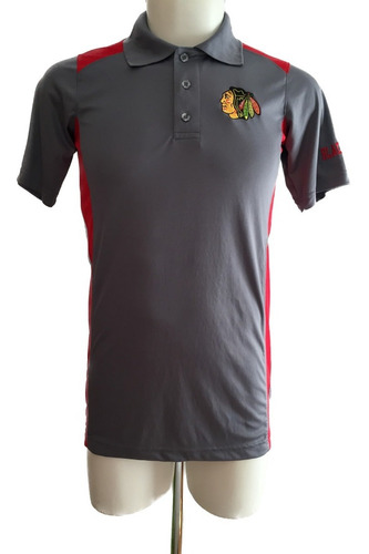 Playera Polo Chicago Blackhawks Hockey Nhl Producto Oficial