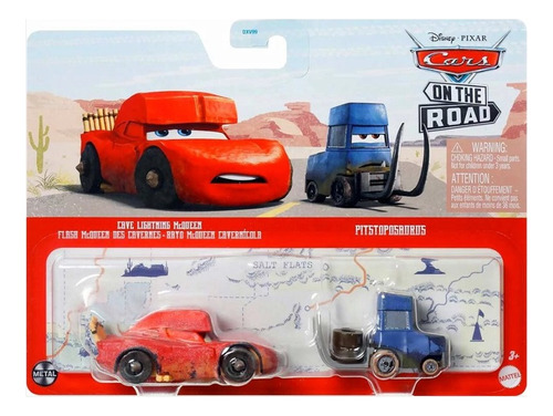 Rayo Mcqueen Cavernicola Y Pitstoposaurus Cars On The Road