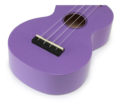 Imagen 6 de 10 de Ukelele Electroacustico Mahalo Rainbow Soprano Funda Aquila