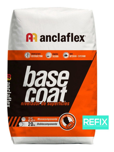Base Coat Monocomponente Anclaflex 25 Kg