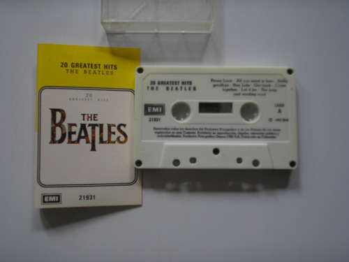 The Beatles 20 Greatest Hits  Casete  Print Colombia 1982