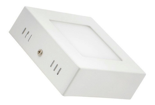 Panel Led 6w Cuadrado Sobreponer Slim