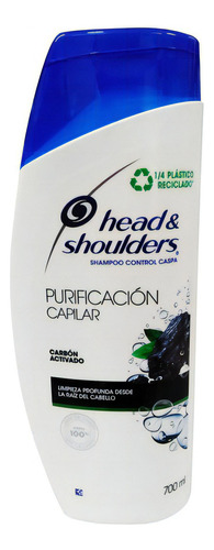  Shampoo Head & Shoulders Control Caspa Carbón Activado 700ml