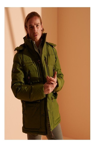 Superdry Abrigo Parka Expedition Para Hombre Nuevo 