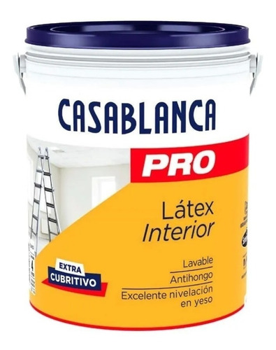 Casablanca Pro Pintura Interior Latex Blanco X 20 Litros 
