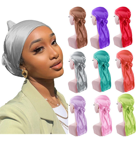 Durag Bandana Pañoleta Ajustable Cultura Hip Hop Colores