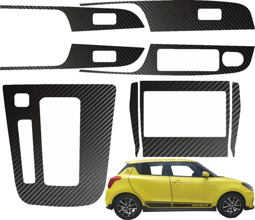 Stickers Puertas Panel Central Y Pantalla Swift 2020 2021