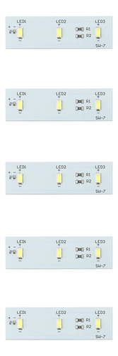 Lámina De Luces Led Refrigerador, 5 Unidades, Barra De