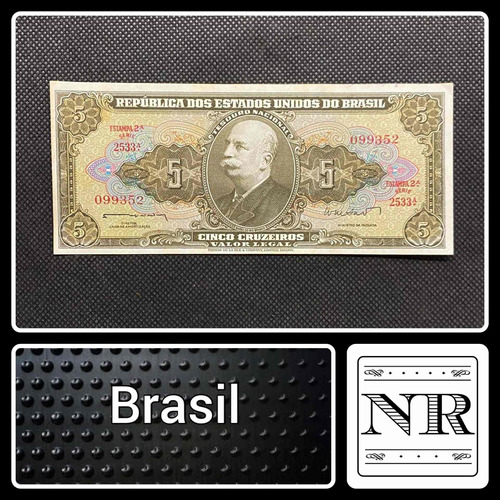 Brasil - 5 Cruzeiros - Año 1962 - P #176