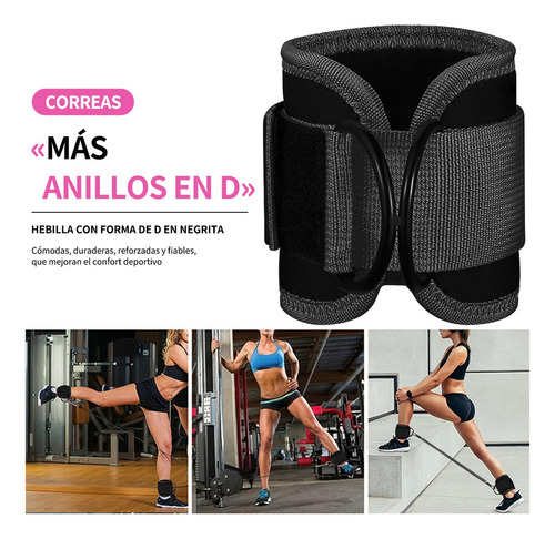 De 5 Pzs/set Grilletes Para Tobillo Gym Entrenamiento De