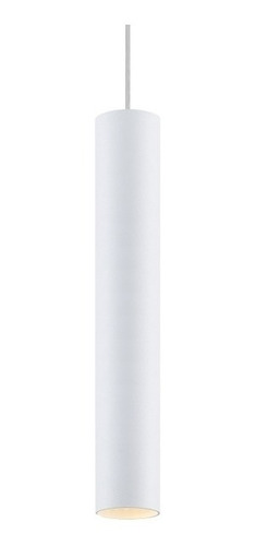 Lampara Led Colgante Metal Minimalista Tubo 35cm Gu10 